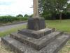 North-west and south-west faces of plinth and steps