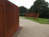 Section of Walls of Names (with nearby Dambusters statues in background)
