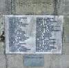 WW2 Inscription, Names - panel 2 and Korean War tablet