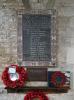 North Luffenham WW1 tablet at top