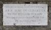 Right hand dedicatory tablet
