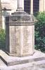 Octagonal plinth and base of cross