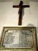 Marble tablet set in frame with elaborate border