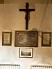 Marble tablet set in frame with elaborate border