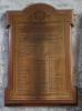 Nowy headed brass plaque