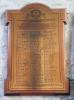Corbridge WW1 Church Plaque