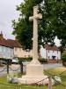 View of restored memorial