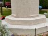 Close-up of inscription and names from WW2