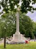 View of restored memorial
