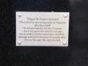 Dedicatory metal plaque
