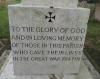 Pulham St Mary - inscription