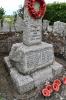 Cross on stepped base surround by semi circle of stones