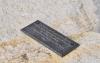 Memorial garden dedicatory plaque