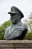 Memorial garden dedicatory plaque and sculpture