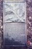 Photo of the Great Gable plaque in original site (taken pre-2006, when the name 'B H Witty' was corrected)