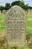 The headstone 