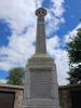 Celtic cross on tapering plinth