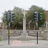 Cross on octagonal plinth and base