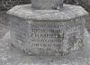 Cross on octagonal plinth and base