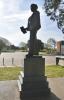 Figure of Montgomery atop square plinth