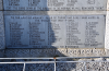 close up of WW2, Aden and Falkland names.