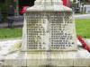 Side of base with inscribed names
