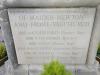 Refurbished carved tablet listing six fatalities of First World War
