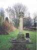 Celtic cross on plinth