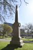 Obelisk on stepped square base
