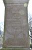 Obelisk on stepped square base