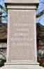 Obelisk on stepped square base