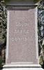 Obelisk on stepped square base
