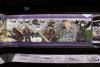 Embroidery panels depicting different phases of DDay