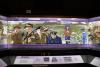 Embroidery panels depicting different phases of DDay