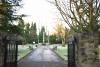 Altrincham memorial view from entrance gates
