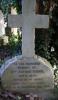 memorial for Private Arthur Evans, who died in Alexandria, in August 1915.