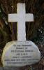 Memorial to Private Ezecial Thomas, who was lost at sea and was on the S.S. Lenister, on the 10th October 1918.