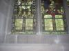 Inscription on the lower panes of the first two lights
