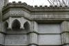 Carved dates above the names panels - 1918 and 1945