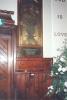 Brass plaques on wooden boards
