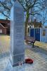 Memorial with story of the sinking of HMS Royal Oak.