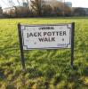 Jack Potter Walk Street Sign (NW end of Promenade)