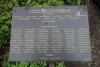 The slate tablet carrying the names