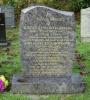 The headstone