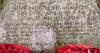Close-up names from WW1