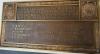 WWII Brass memorial plaque
