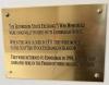 Explanatory plaque