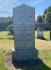 Granite family gravestone