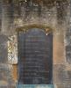 Ashwell War Memorial lower, WW1 plaque, and lintel inscription detail