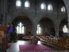 Internal south wall of St George's Church, in which the parish memorial is visible near the main entrance
